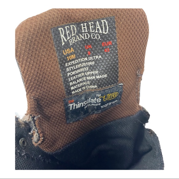 Red Head Hunting Boots Size 10 - Picture 7 of 10